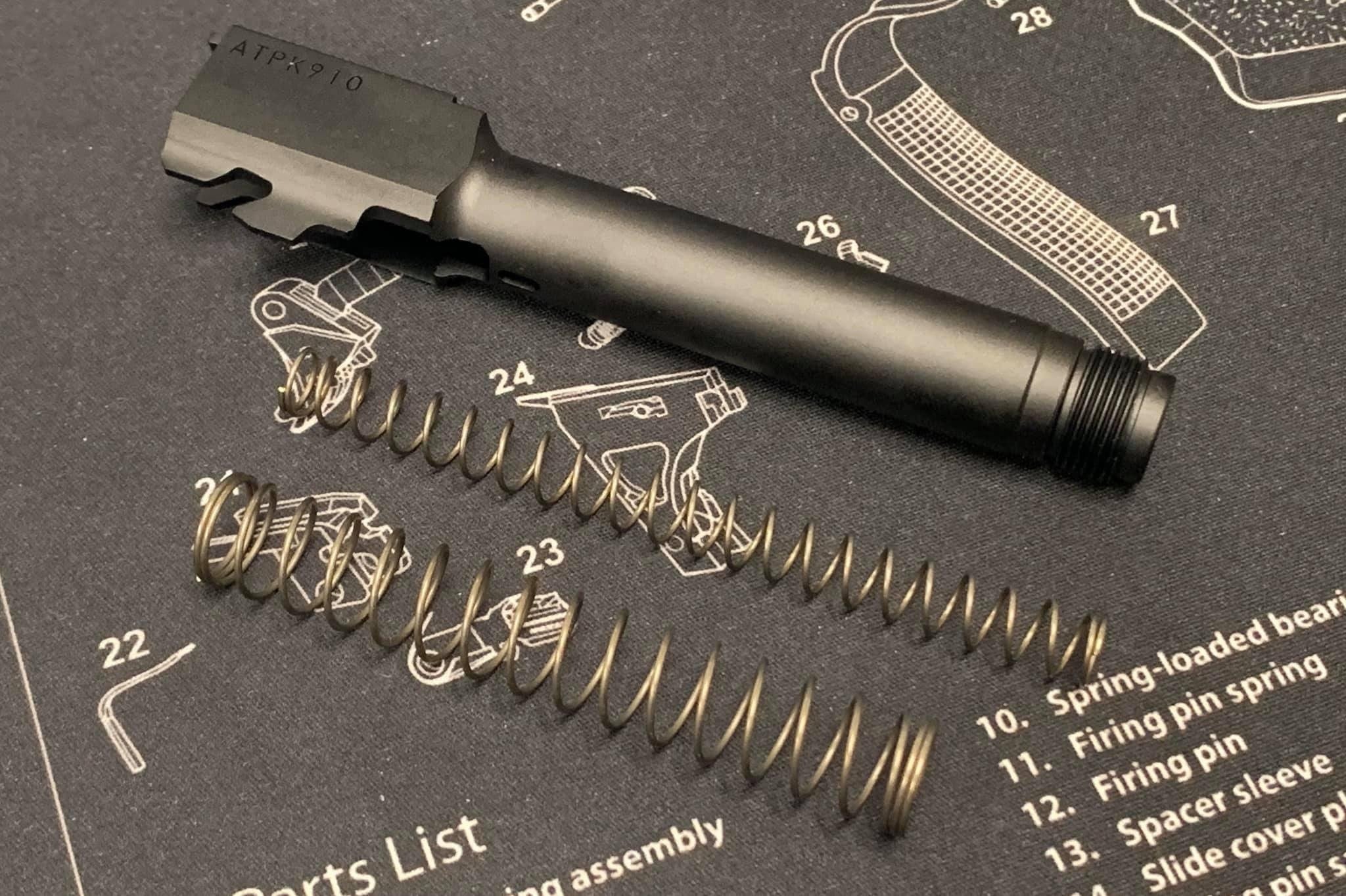 Bomber CNC Full Steel Ver. Model 19 MOS Slide Kit for Umarex / VFC G19 Gen4 GBB Series Limited ( SOCOM - MK27 Mod 2 )