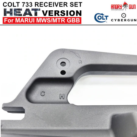 Angry Gun COLT M733 M16 A2 "HEAT MOVIE Version" CNC Upper & Lower Receiver for Marui TM MWS / MTR GBB ( Colt Licensed w/ Roll Marking Press )