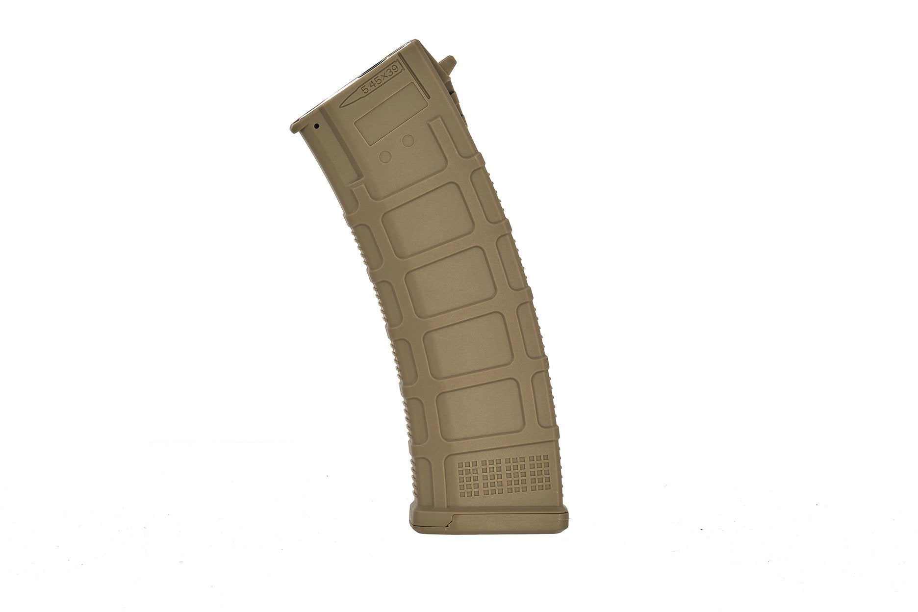 D-Day / Arcturus DMag for AK74 550 Rds Hi-Cap Wheel EMM AEG Magazine ( Black / Tan )-Black