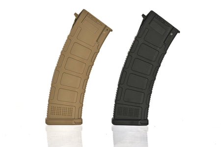 D-Day / Arcturus DMag for AK74 550 Rds Hi-Cap Wheel EMM AEG Magazine ( 5 Pcs / Set M Style ) ( Black / Tan )-Black