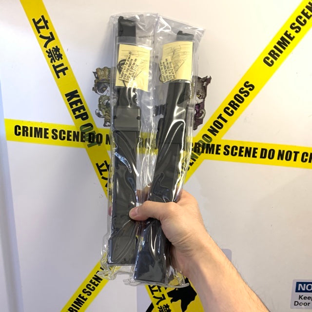 Prowin Twin Extension Magazine 112Rds for Marui TM G Model GBB Pistol Series ( Hermetic Type )-Grey