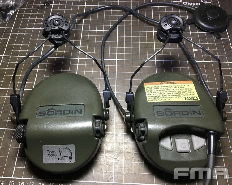 FMA FARA OTH Headset ( DE ) ( Headset and Helmet Rail Adapter )