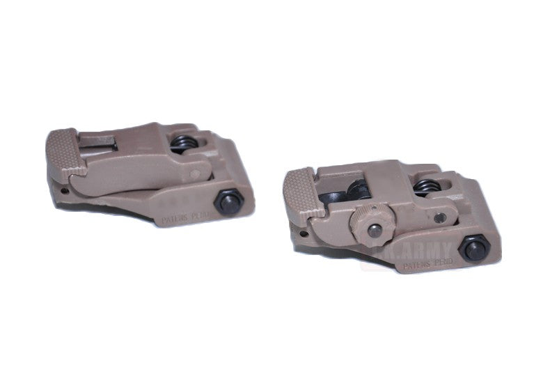 Nylon 7XL-F & 7XL-R Flip-Up Sights ( DE )