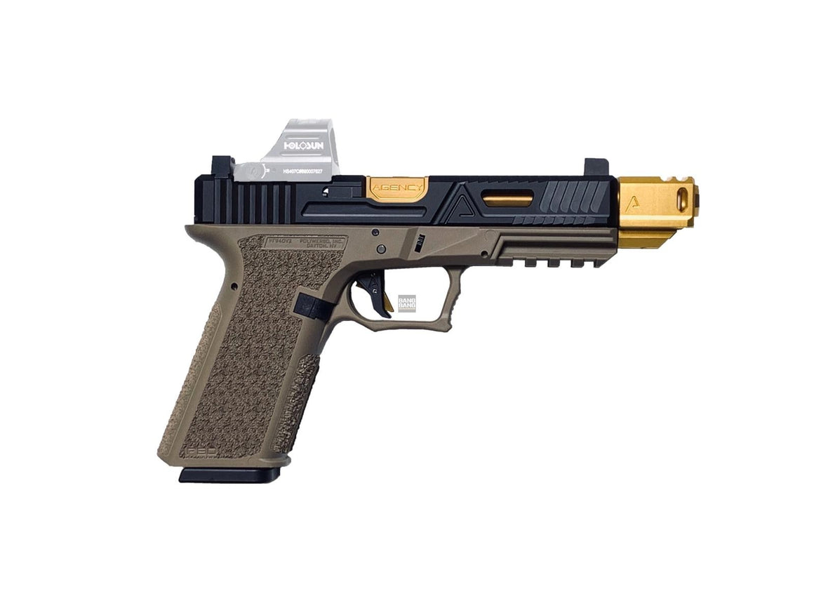 RWA x JDG Agency Urban Combat 2.0 with P80 Lower Complete Gun with Carry Case ( Model 17 GBB Pistol Airsoft )