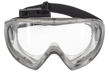 Pyramex Capstone Direct / Indirect Vent Safety Goggles with Gray Frame and Dual Clear Anti-Fog Lens ( PYGG504T )