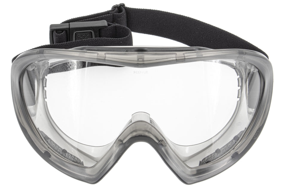 Pyramex Capstone Direct / Indirect Vent Safety Goggles with Gray Frame and Dual Clear Anti-Fog Lens ( PYGG504T )