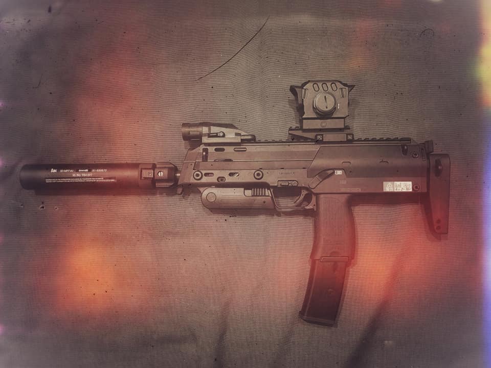 VFC H&K MP7 A1 Dummy Suppressor / Barrel Extension Suitable for UMAREX / VFC MP7A1 AEG / GBB Series ( Umarex Licensed ) ( Black )