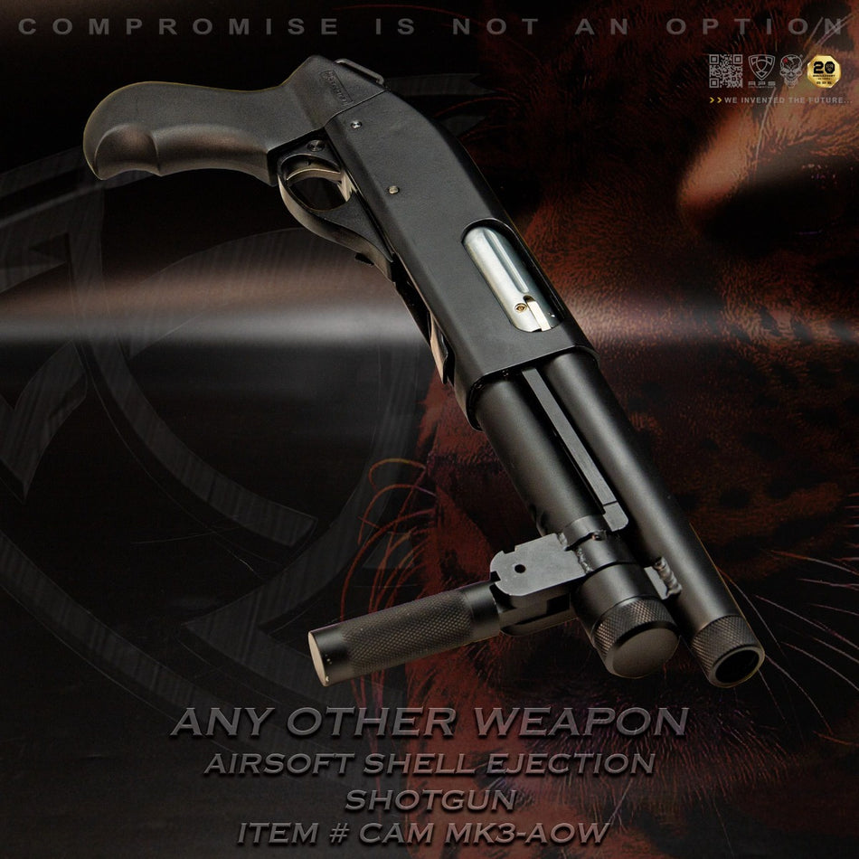 APS Cartridge CAM MKIII Any Other Weapon Airsoft Shell Ejection Pump Action Shotgun ( CAM870 AOW MK3 MKIII Design )