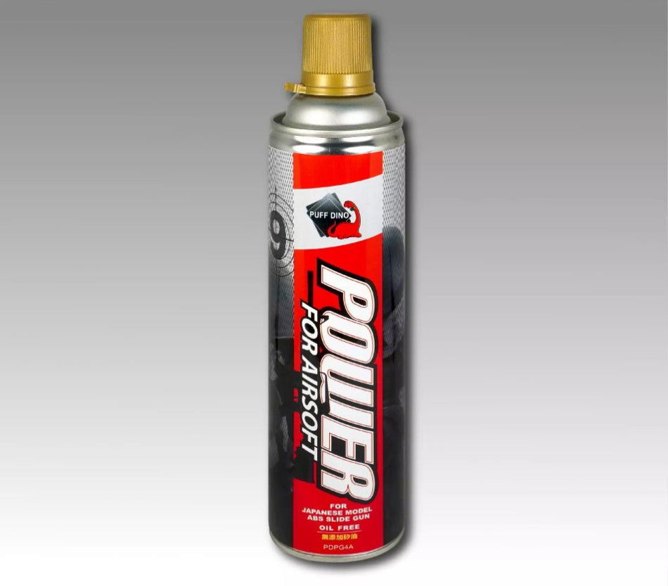 Puff Dino Green Gas Light Power 9kg without Silicone Oil x12pcs ( Gold Top Cap ) [ HK LOCAL ONLY ]