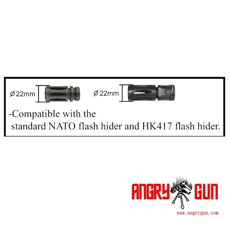 Angry Gun ROTEX V Blast Deflector - Dummy Barrel Extension Version