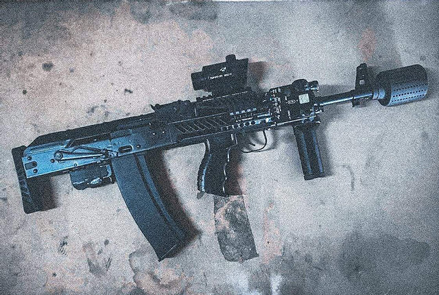 TWI Kochevnik Bullpup Kit V2 for GHK AK AK105 GBBR  ( Black )