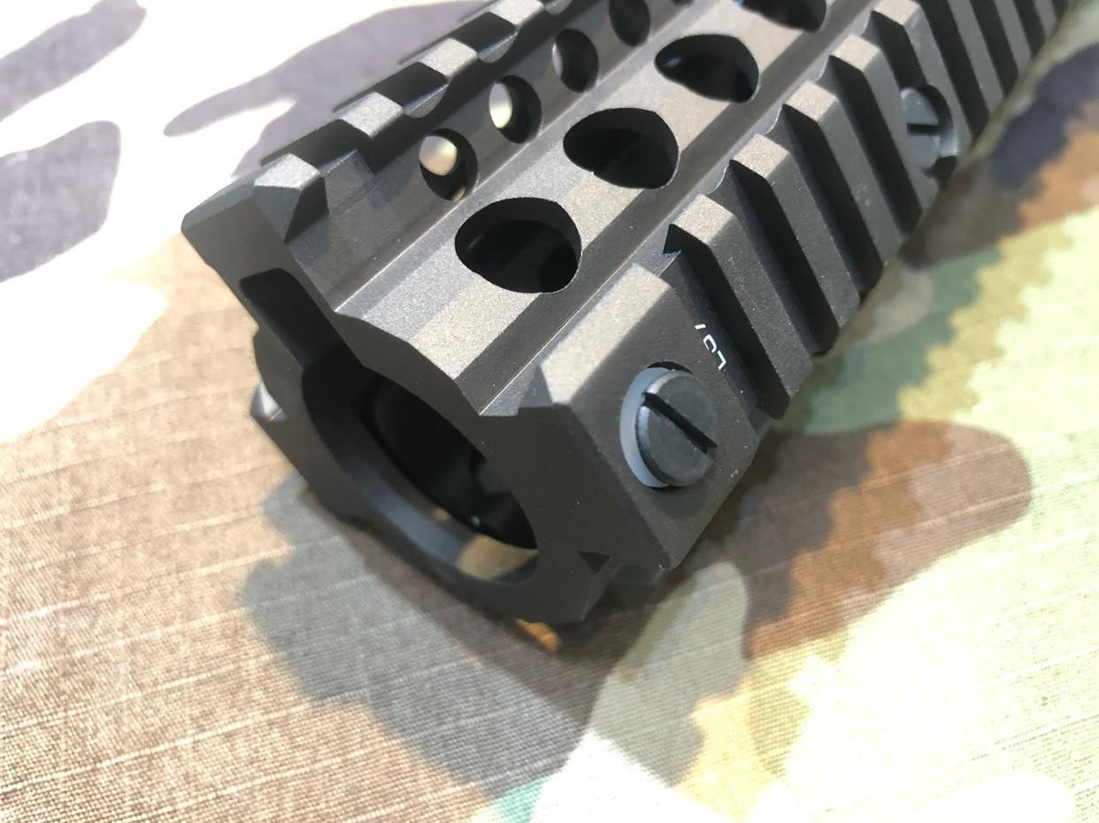 EMG Daniel Defense Rail Licensed DD MK18 RIS 2 9.5inch Handguard Rail For AEG / MWS / WA / GHK / PTW GBBR ( MK18 RAIL INTERFACE SYSTEM II, RIS II FDE ) ( Eagle Eye )