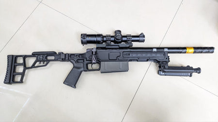 Maple Leaf MLC-S2 Chassis for TM VSR10 Sniper Rifle ( Foldable Stock ) ( Black )