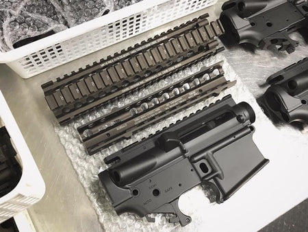 EMG Daniel Defense Rail Licensed DD MK18 RIS 2 9.5inch Handguard Rail For AEG / MWS / WA / GHK / PTW GBBR ( MK18 RAIL INTERFACE SYSTEM II, RIS II FDE ) ( Eagle Eye )