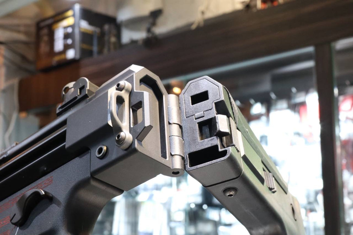 Bow Master GMF Folding Stock For UMAREX / VFC HK53 MP5 GBB & Marui TM MP5A5 Next Gen AEG Series ( Masada Style Multi-Adjustable )