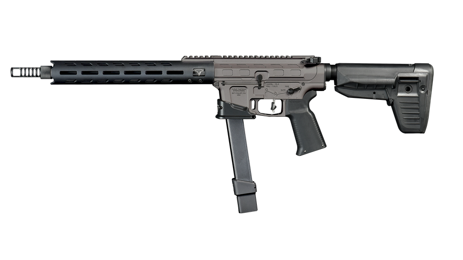EMG TTI TR-9 S3 PCC Rifle EBB AEG ( Gunmetal Gray ) ( by ICS Airsoft ) ( Licensed Taran Tactical Innovations TR-9 )