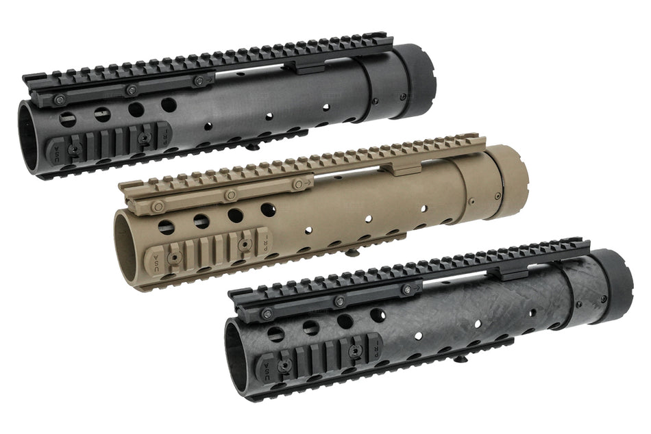 Artisan 12" MOD H Front Set Carbon Fiber Handguard For AR / M4 AEG / GBB / PTW Rifle Series