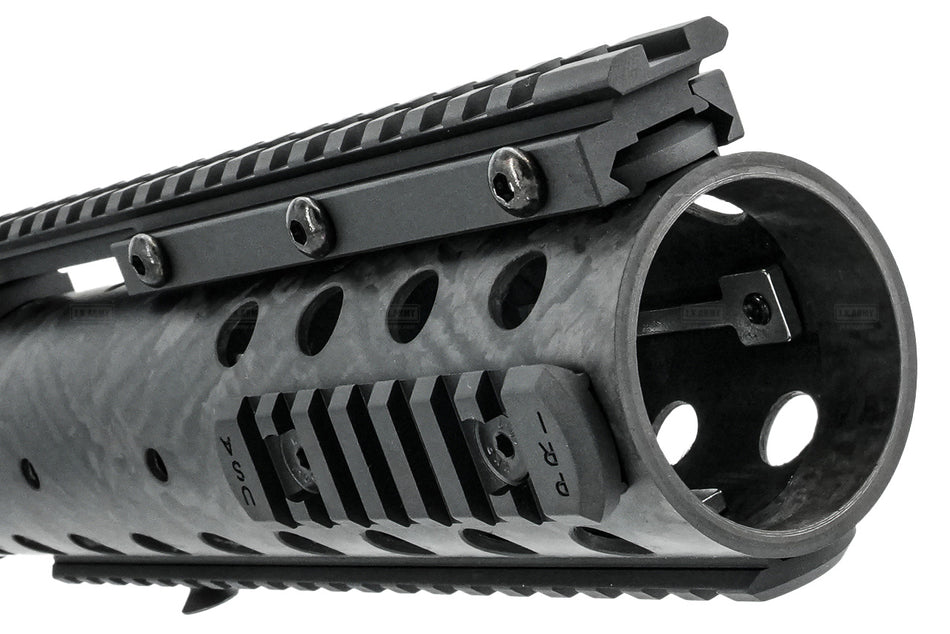 Artisan 12" MOD H Front Set Carbon Fiber Handguard For AR / M4 AEG / GBB / PTW Rifle Series