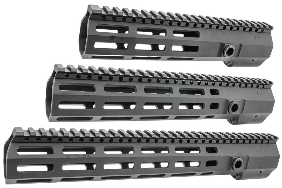 Angry Gun TR Style M-LOK Handguard Rail For Airsoft AR M4 Series AEG / GBB / PTW ( Black ) ( 9.5" / 10.75" / 13" )