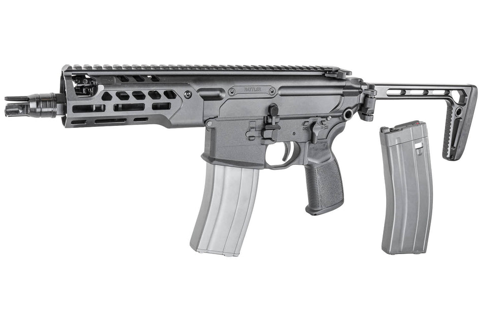 APFG S 009A Black GBB Airsoft ( Rattler LT Dual Magazines Ver. )