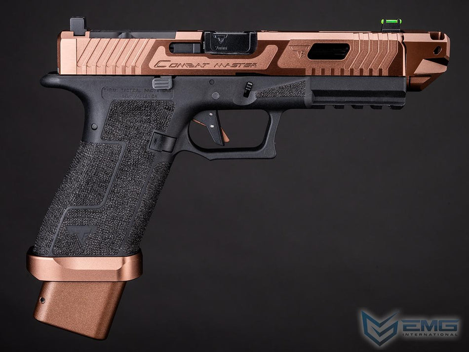EMG TTI Ballerina G17 CNC Gas GBB Pistol Airsoft ( by ARMY ) ( Coyote Bronze )