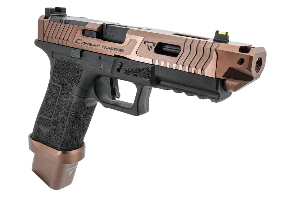 EMG TTI Ballerina G17 CNC Gas GBB Pistol Airsoft ( by ARMY ) ( Coyote Bronze )