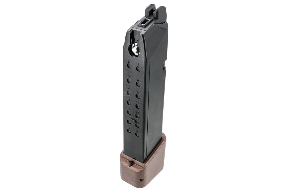 ARMY EMG TTI Ballerina G17 R34-4 28 Rounds Gas Extended Magazine ( Coyote Bronze )