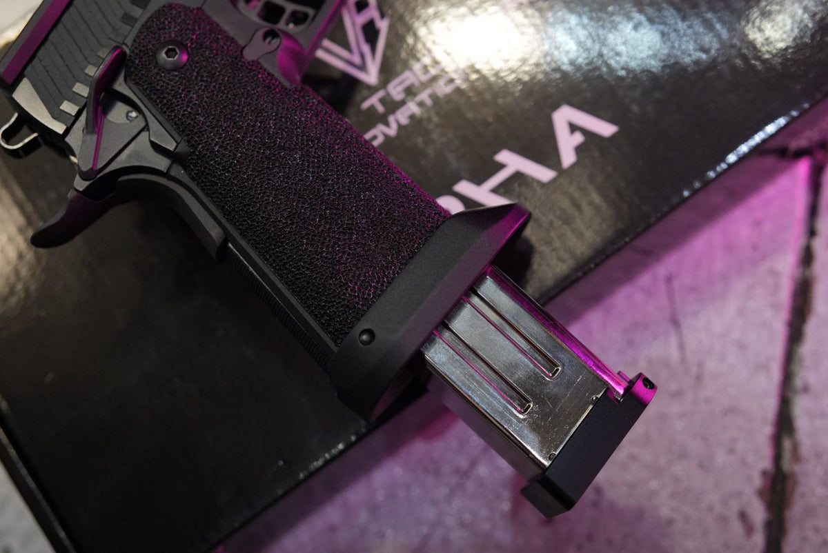 Army TTI Licensed JW3 Combat Master Alpha CNC Slide GBB Pistol Airsoft ...