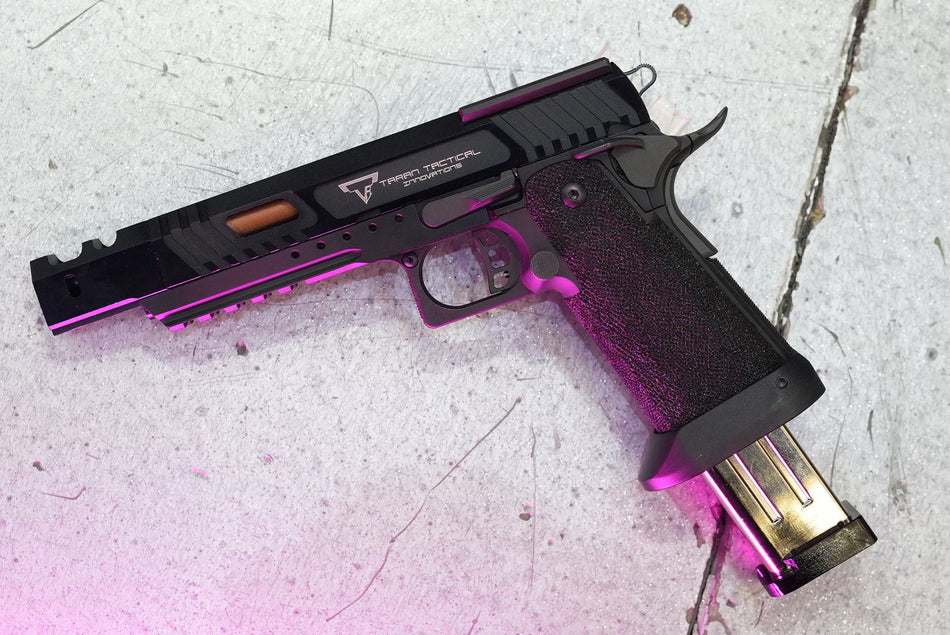 Army TTI Licensed JW3 Combat Master Alpha CNC Slide GBB Pistol Airsoft ( Steel Internal Parts Version )