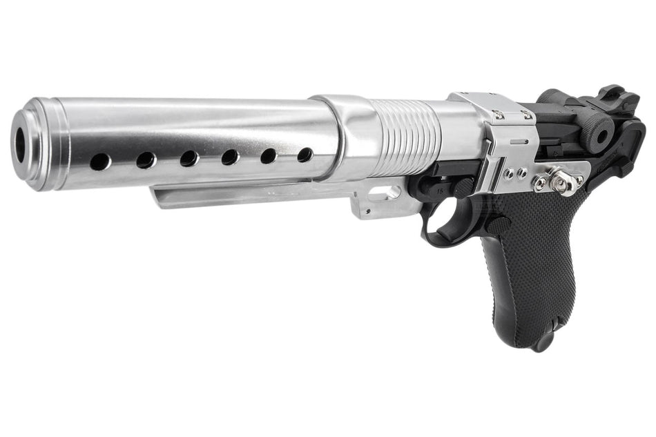AW Custom Built Luger P08 6" Pistol with Muzzle Device ( Star War Style ) ( Limited Edition Custom ) ( K00002+K00003 )