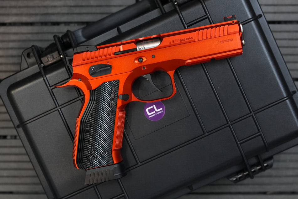 CL Project Custom ASG CZ Shadow 2 Metallic Orange GBB Pistol Airsoft ( Limited Edition )