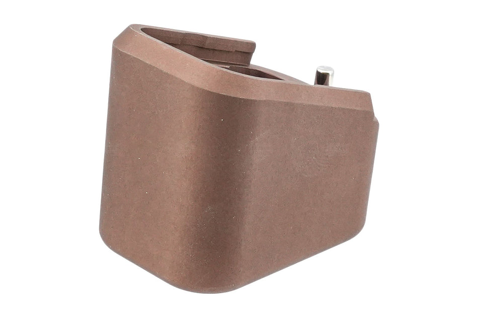 Bomber CNC Aluminum T Style Magazine Base Pad For Umarex GHK / VFC Glock 17 Gen5 MOS GBBP ( Bronze )