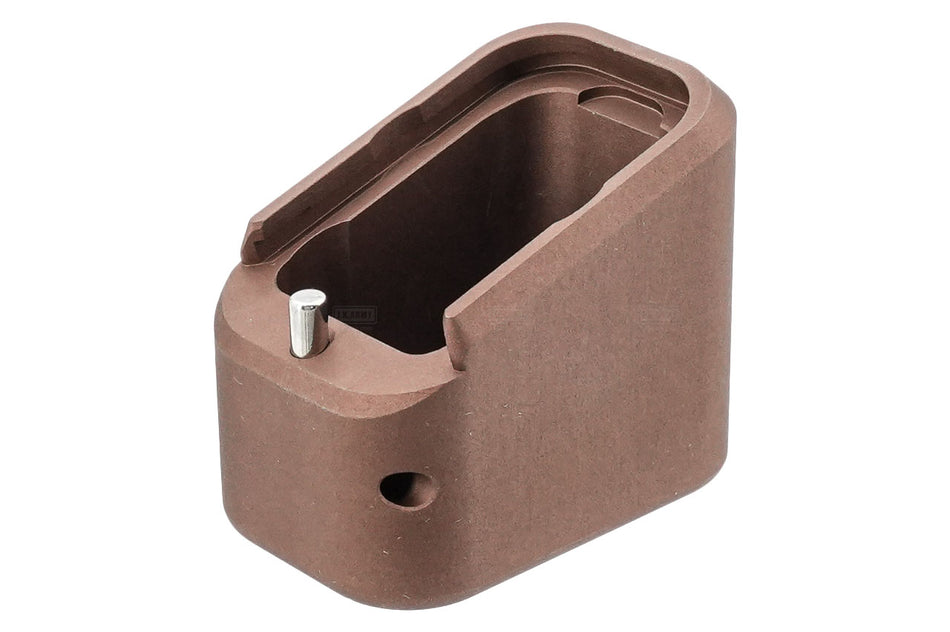 Bomber CNC Aluminum T Style Magazine Base Pad For Umarex GHK / VFC Glock 17 Gen5 MOS GBBP ( Bronze )