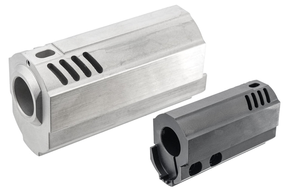 Bomber CNC Stainless Steel P7M13 Barrel & Compensator Set For UMAREX VFC HK P7M13 GBBP Series