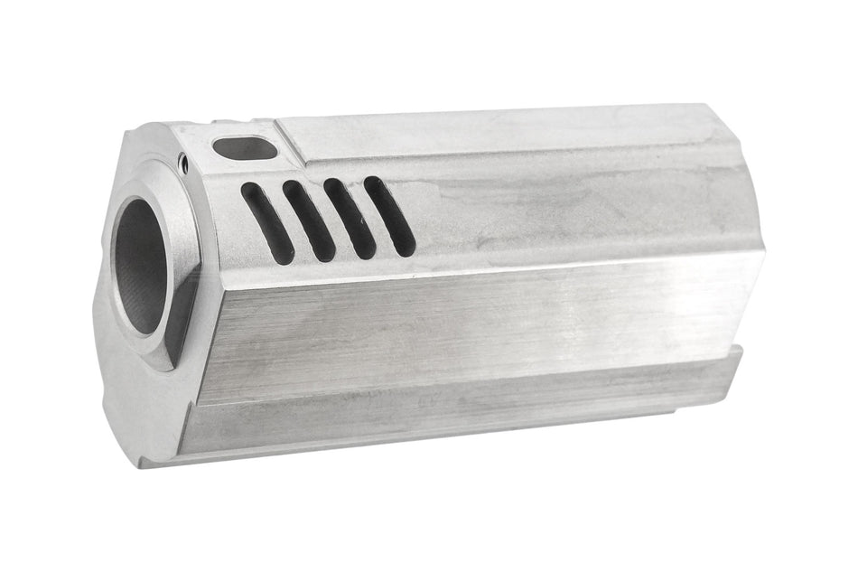 Bomber CNC Stainless Steel P7M13 Barrel & Compensator Set For UMAREX VFC HK P7M13 GBBP Series