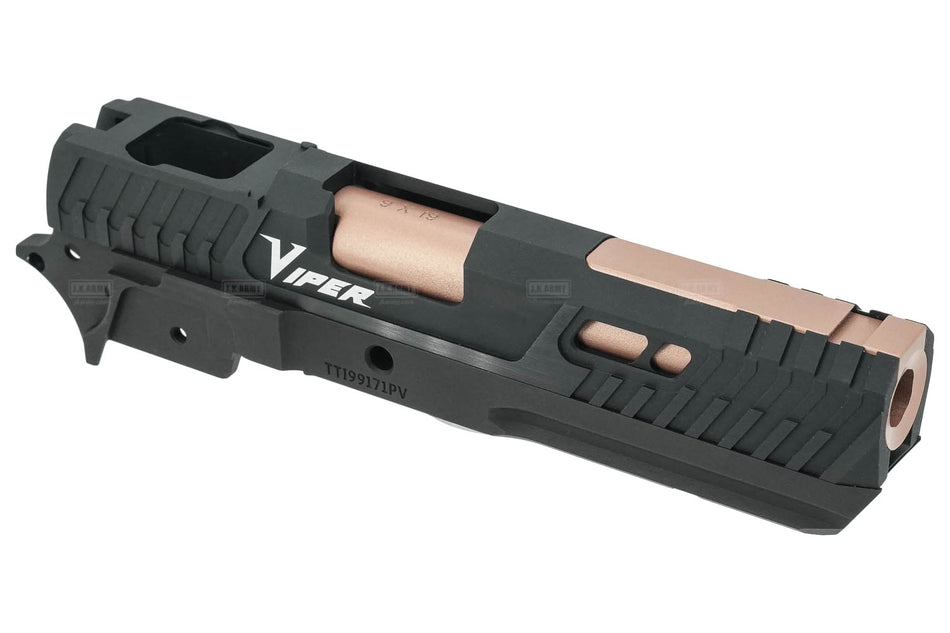 Bomber T Style VIPER Slide & Frame Kit Set For Marui TM Hi-Capa GBBP Airsoft Series ( Movie Version )