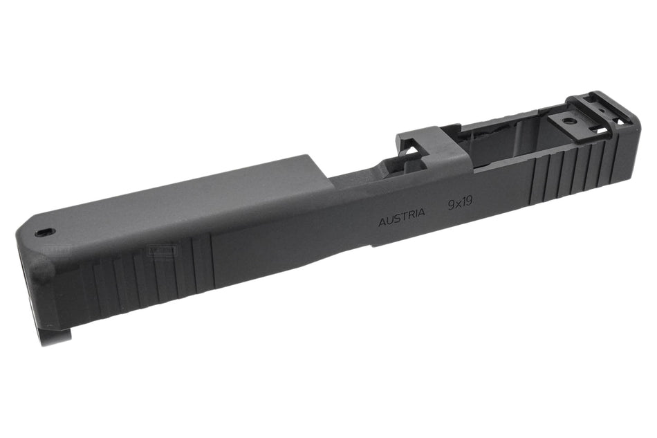 Bomber CNC Steel Model 17 MOS Slide w/ Threaded Barrel Kit For Umarex / VFC Glock 17 Gen5 GBB Series ( Black ) ( G17 Gen 5 )