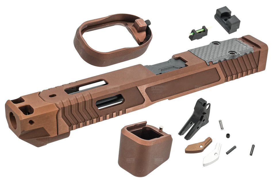 Bomber Ballerina T Style RMR Slide Set for Marui TM G17 Gen5 GBBP Airsoft ( Movie Version )