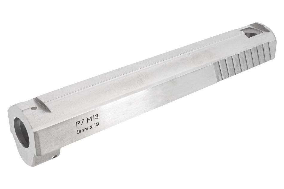 Bomber CNC Stainless Steel Slide For UMAREX / VFC HK P7M13 GBBP Series ( Silver )