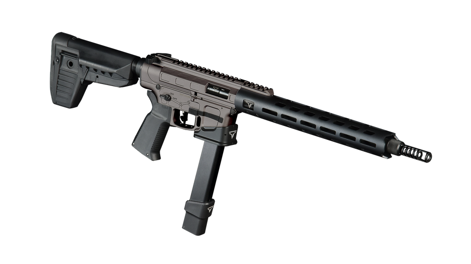 EMG TTI TR-9 S3 PCC Rifle EBB AEG ( Gunmetal Gray ) ( by ICS Airsoft ) ( Licensed Taran Tactical Innovations TR-9 )