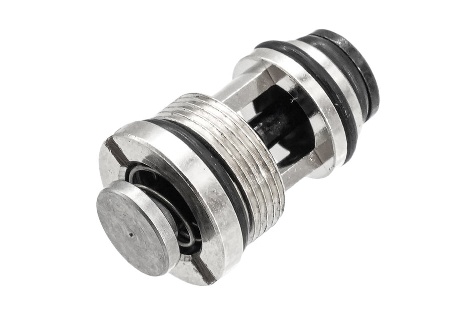 C&C Tac Magazine High Output Flat Valve For Marui TM G Model / GLK / G17 / KJ Shadow GBB Series ( Silver & Black )