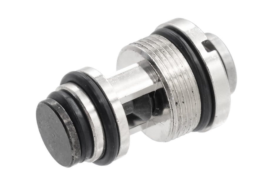 C&C Tac Magazine High Output Flat Valve For Marui TM G Model / GLK / G17 / KJ Shadow GBB Series ( Silver & Black )