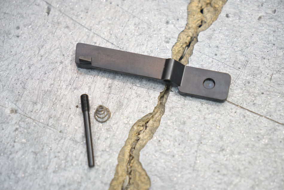 C&C CNC Stainless Steel Magazine Release For SAVIA / EMG TTI Licensed TR-9 Hi-Capa PCC GBB Rifle Airsoft