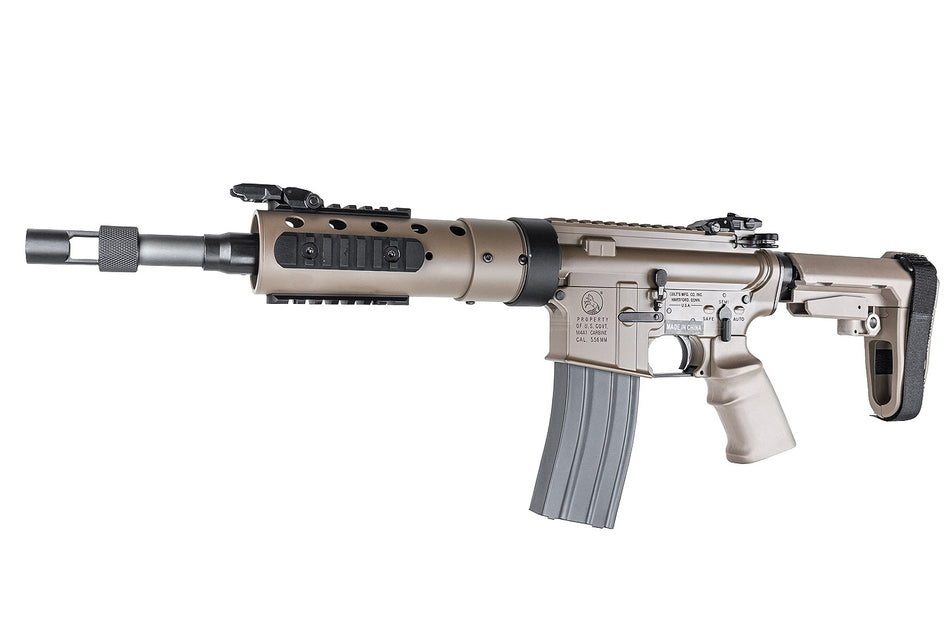 Cybergun COLT Licensed Special Purpose Rifle Shorty 9 Inch GBB Airsoft ( by CGS ) ( FDE )