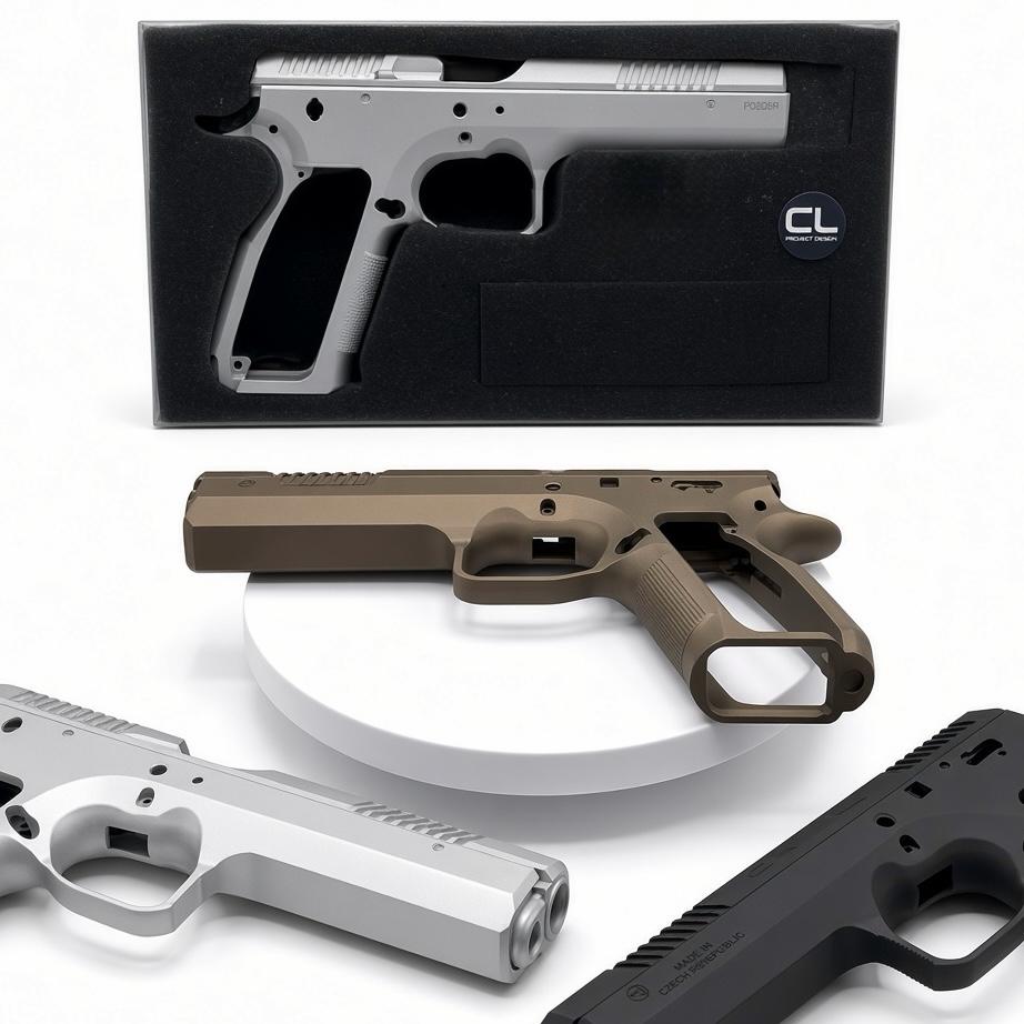CL Project Cerakoted Standard Frame & Slide Set For ASG CZ KJ TS 2 GBBP Series