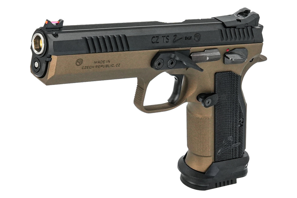 CL Project Custom ASG CZ TS 2 GBB Pistol Airsoft ( Limited Edition ) ( Deep Bronze )