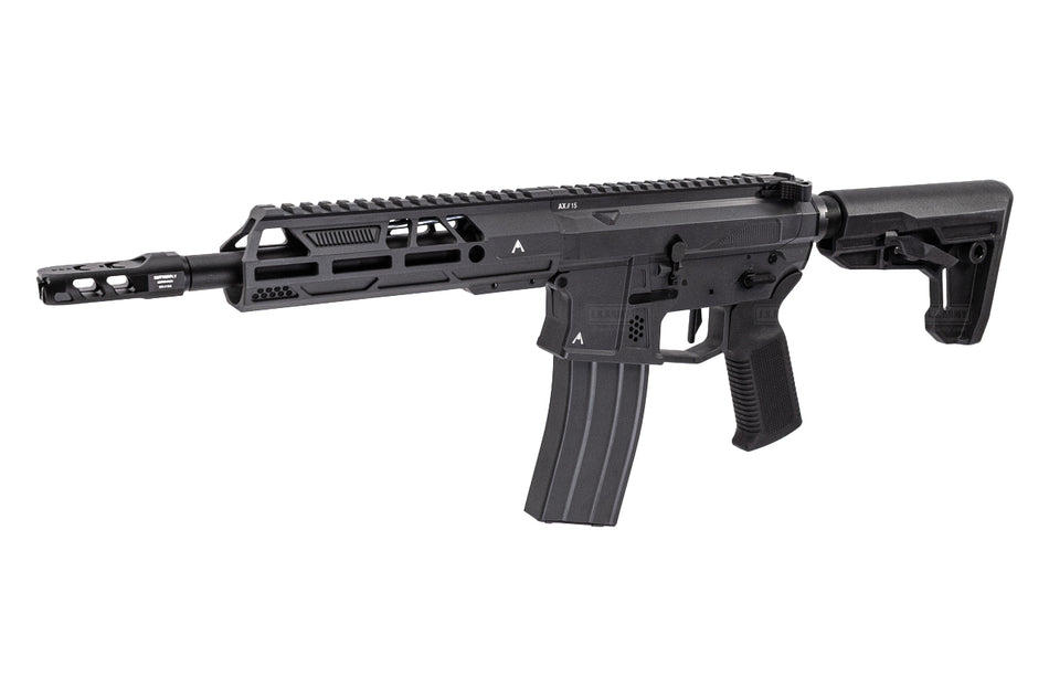 Double Eagle Aeroknox Licensed AX15 8.5" MWS GBB Rifle Airsoft ( Grey )