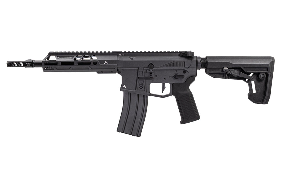 Double Eagle Aeroknox Licensed AX15 8.5" MWS GBB Rifle Airsoft ( Grey )