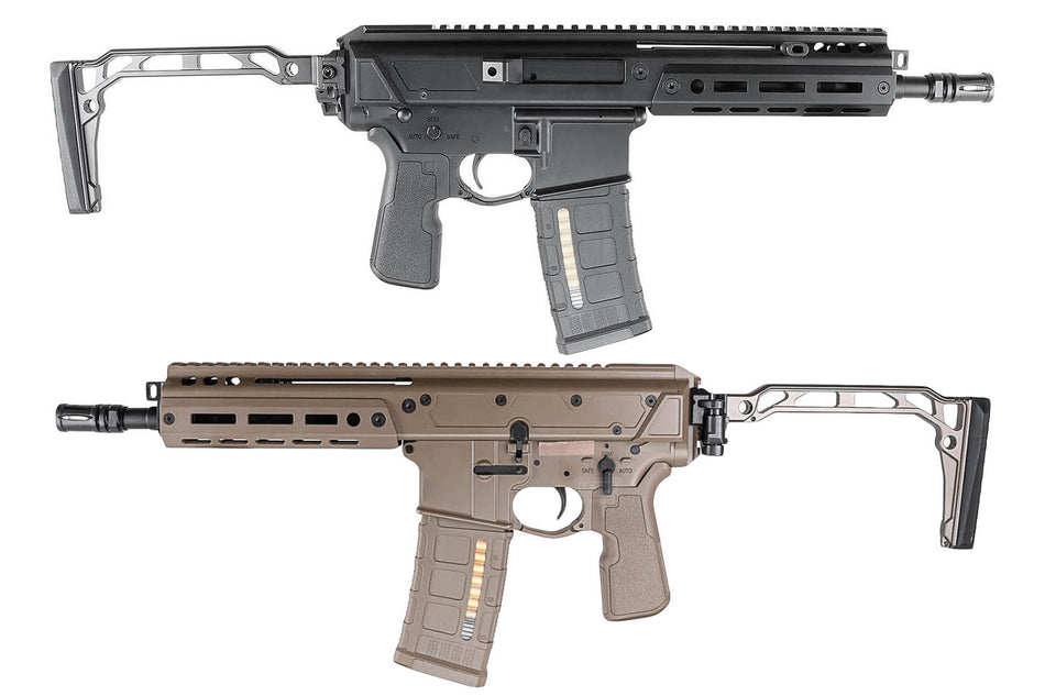 Double Eagle G108 DWS LUPUS 8.5 Inch GBB Airsoft ( Folding Stock Ver. )