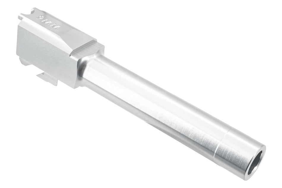 Detonator Aluminum Standard Outer Barrel For Marui TM M&P9 GBBP Series ( Black / Silver )